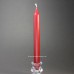 24cm Ruby Red Stearin Classic Dinner Candles